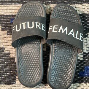 Nike Future is Female slides